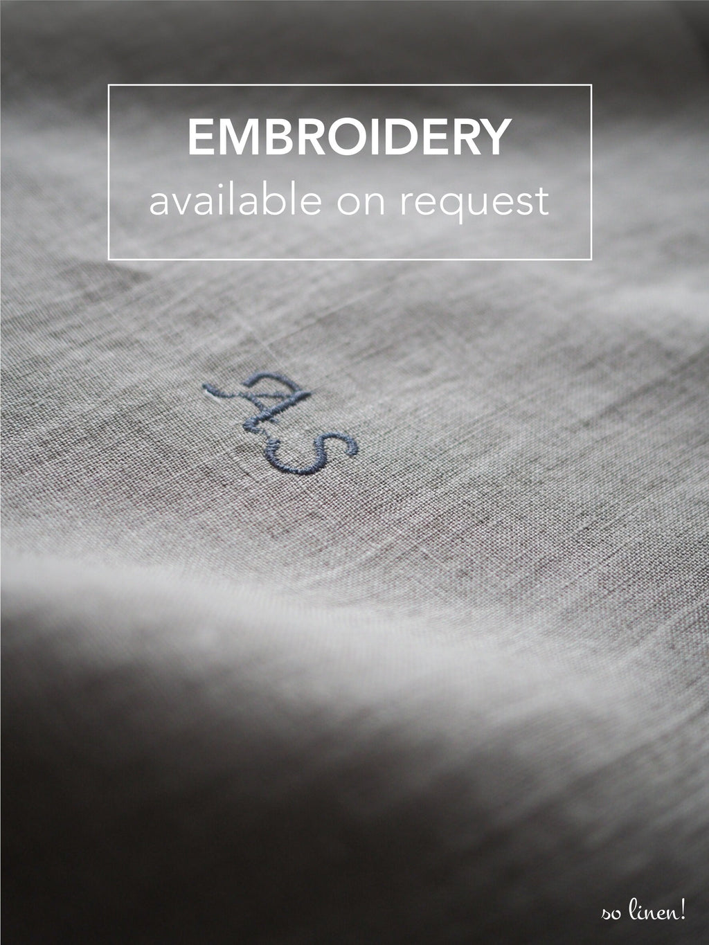 Dusty blue LINEN BLANKET | custom size