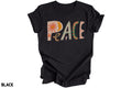 Peace Tshirt Bohemian Peace Shirt Cute Boho Graphic Tee Trendy Eclectic Shirts Retro Cute Typography Peace Symbols Bohemian Tops Ladies