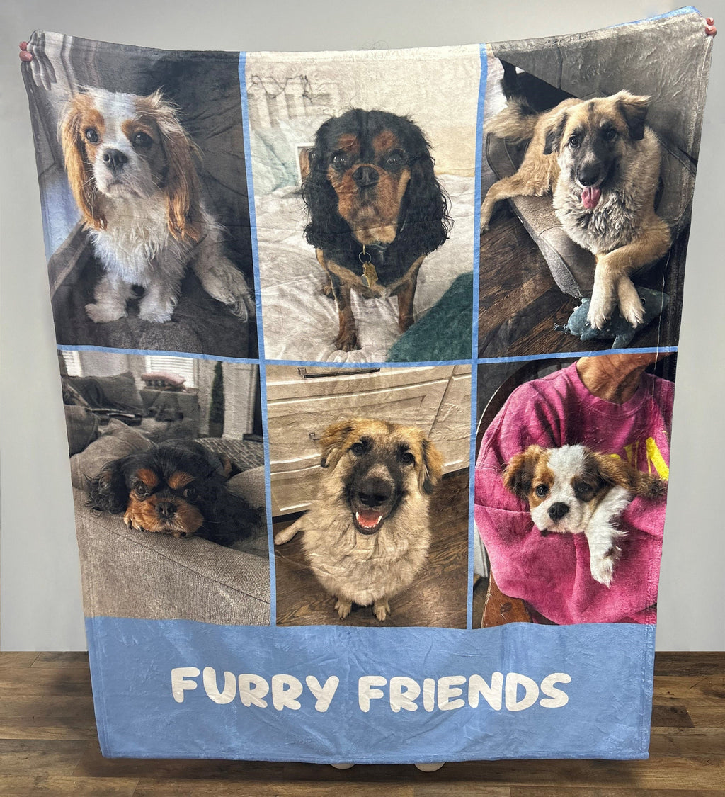 Personalized Photo Blanket, Photo Blanket with Text, Personalized Gift, Memorial Blanket, Anniversary Gift, Couples Gift, Gift for Her