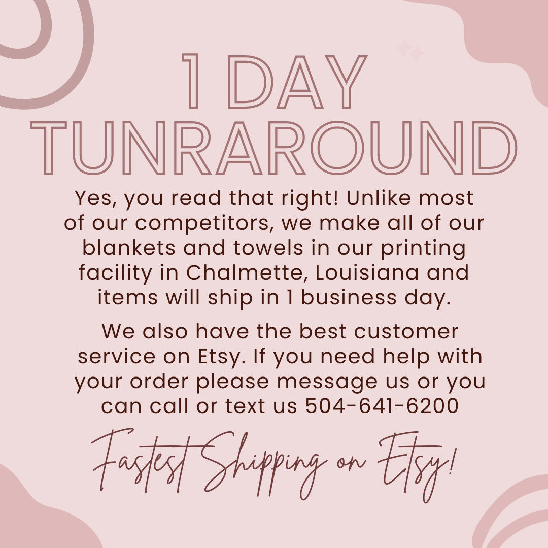 Personalized Daisy Blanket: Pink Minky Fleece Throw for Kids