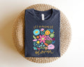 Let Kindness Bloom Shirt, Flowers Shirt, Aesthetic Wild Flower Shirt, Botanical Floral Shirt, Boho Flower Shirt, Inspirational Floral Tee