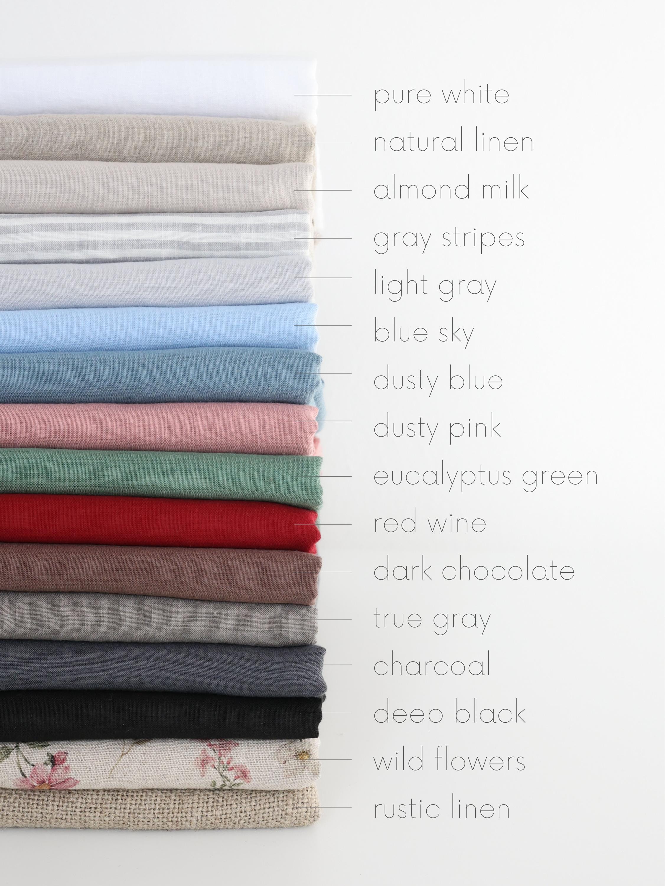 True Gray Linen Blanket, Stonewashed Heavy Linen Coverlet, King/Queen