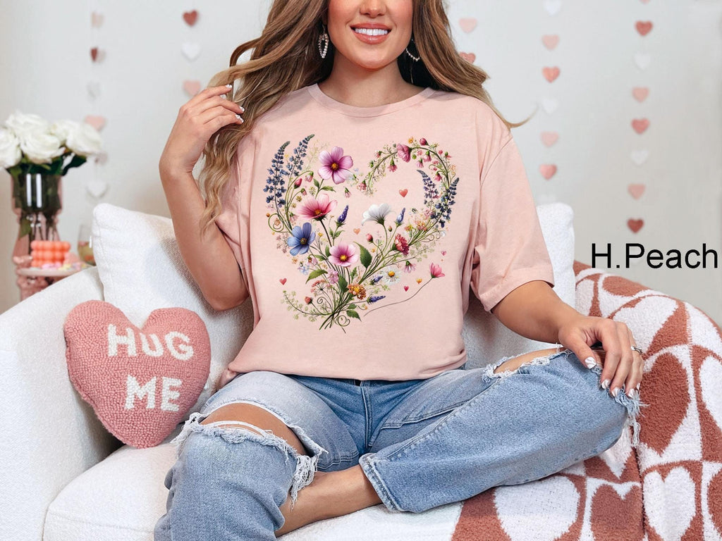 Flower Shirt, Flower Shirt Aesthetic, Floral Graphic Tee, Floral Shirt, Flower T-shirt,Wild Flower Shirt,Wildflower Tshirt,Gift for Gardener