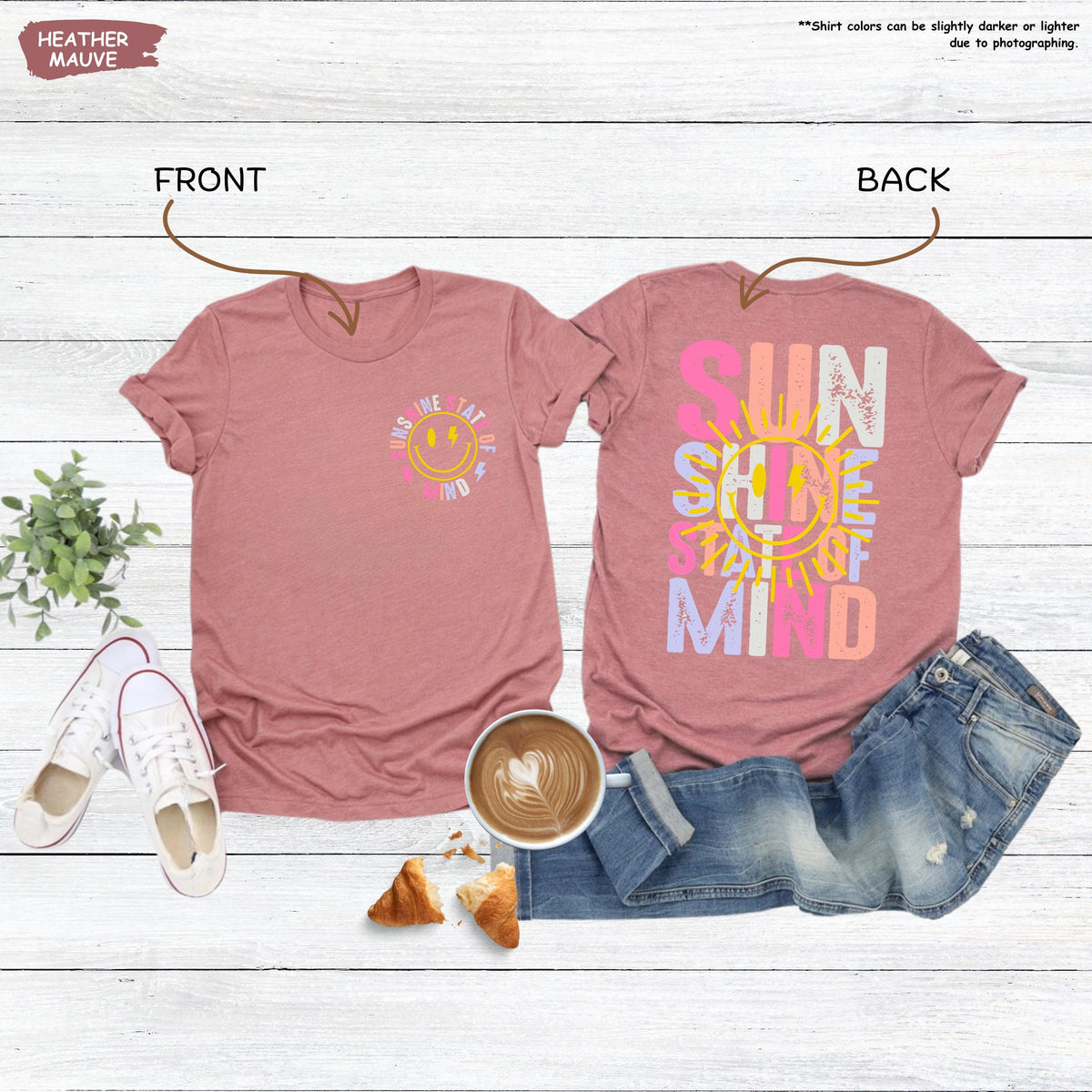 Sunshine State Of Mind Shirt, Trendy Summer Shirt, Sunshine tee, Preppy Summer Gift, Beach Vacation Tshirt, Summer Trip, Girls Weekend Shirt