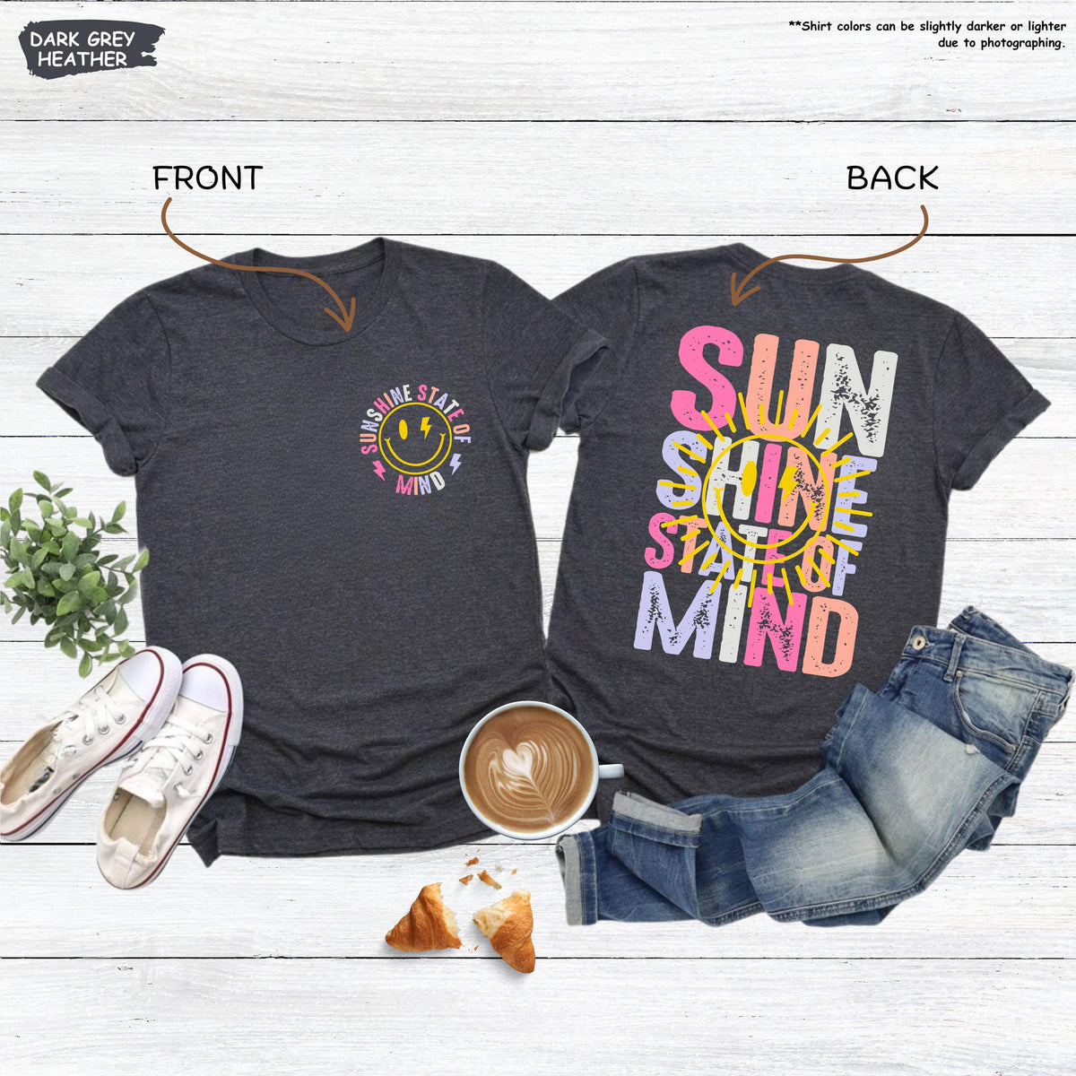 Sunshine State Of Mind Shirt, Trendy Summer Shirt, Sunshine tee, Preppy Summer Gift, Beach Vacation Tshirt, Summer Trip, Girls Weekend Shirt