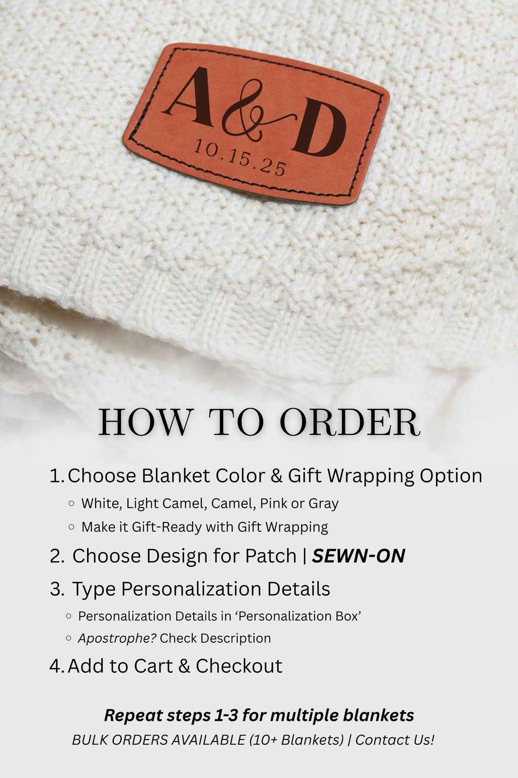 Blanket with Name Personalized Realtor Closing Gift for Customer New Home Gift Throw Blanket Branded Item Logo Blanket Gift Employee Bulk