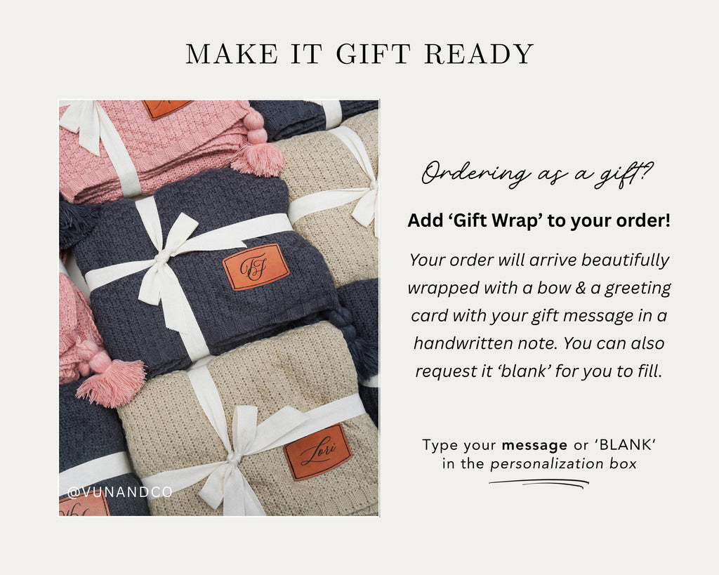Blanket with Name Personalized Realtor Closing Gift for Customer New Home Gift Throw Blanket Branded Item Logo Blanket Gift Employee Bulk