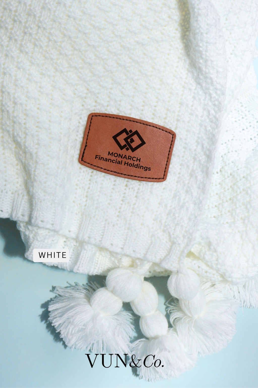 Blanket with Name Personalized Realtor Closing Gift for Customer New Home Gift Throw Blanket Branded Item Logo Blanket Gift Employee Bulk