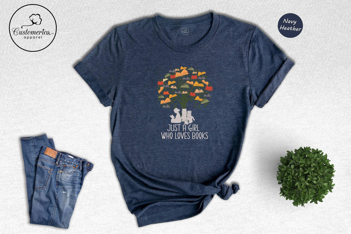 Book Lover T-Shirt, Bibliophile Bookworm Tee
