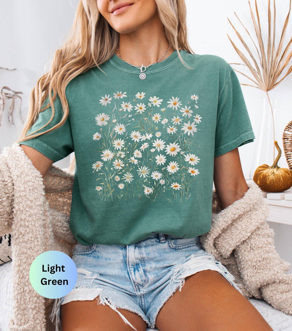 Womens summer tops, summer clothing, girls shirts, floral boho shirt, womens tshirts, Comfort Colors girls shirt, trendy vacation shirt
