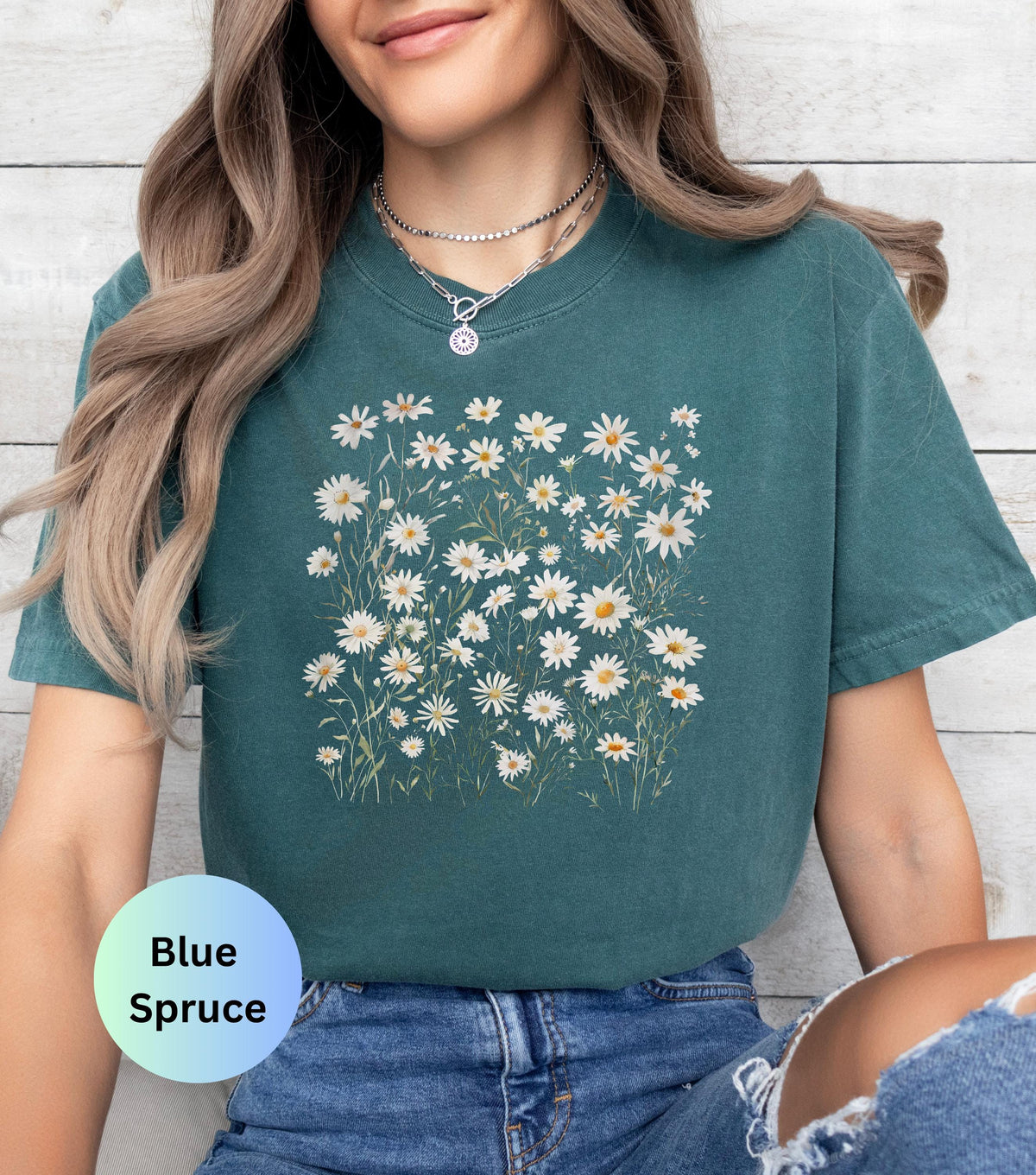 Womens summer tops, summer clothing, girls shirts, floral boho shirt, womens tshirts, Comfort Colors girls shirt, trendy vacation shirt