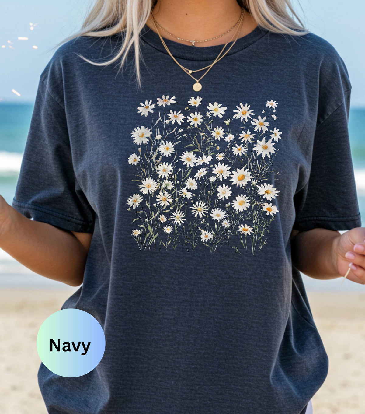 Womens summer tops, summer clothing, girls shirts, floral boho shirt, womens tshirts, Comfort Colors girls shirt, trendy vacation shirt