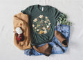 Flower Shirt, Gift For Her, Flower Shirt Aesthetic, Floral Graphic Tee, Floral Shirt, Flower T-shirt, Wild Flower Shirt, Wildflower T-shirt