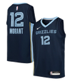 Nike Ja Morant Memphis Grizzlies Youth Blue Team Swingman Jersey