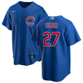 NIKE Men's Seiya Suzuki Chicago Cubs Blue Alternate Premium Stitch Replica Jersey