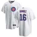 NIKE Men's Aramis Ramirez Chicago Cubs Premium Twill White Home Replica Jersey