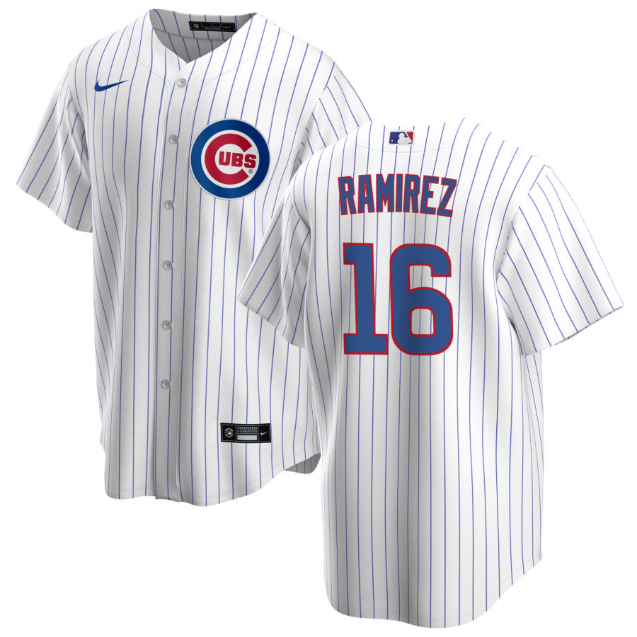 NIKE Men's Aramis Ramirez Chicago Cubs Premium Twill White Home Replica Jersey