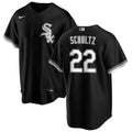 Men's Chicago White Sox Noah Schultz Nike Black Alternate Replica Jersey
