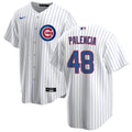 NIKE Men's Daniel Palencia Chicago Cubs Premium Twill White Home Replica Jersey