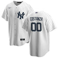 Men's Nike George Costanza White New York Yankees Home Official Replica Player Jersey