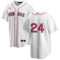 Men's Nike Boston Red Sox Manny Ramirez #24 Home Official Replica Player Jersey