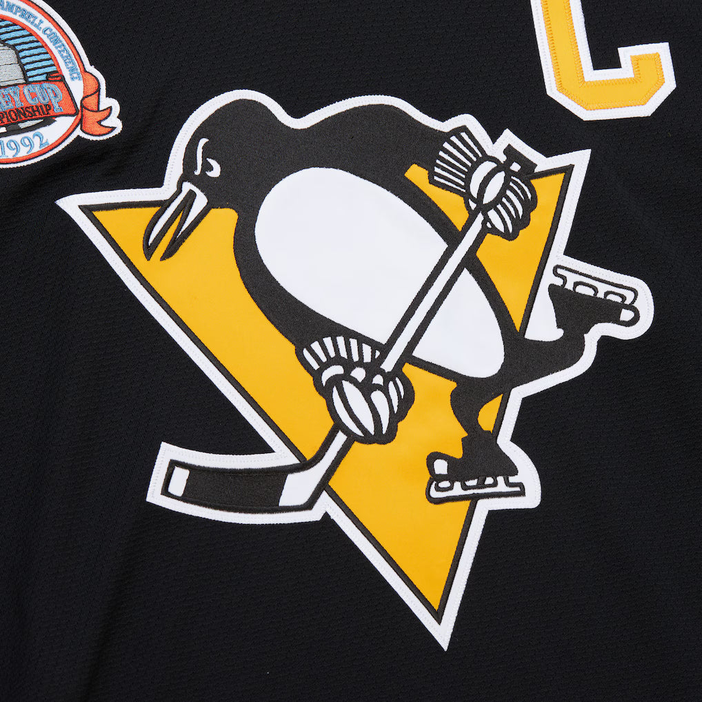 Men's Mario Lemieux Pittsburgh Penguins 1991-92 Black Power Play Player Jersey