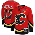 Men's Jerome Iginla Calgary Flames Red Mitchell & Ness Power Play Jersey