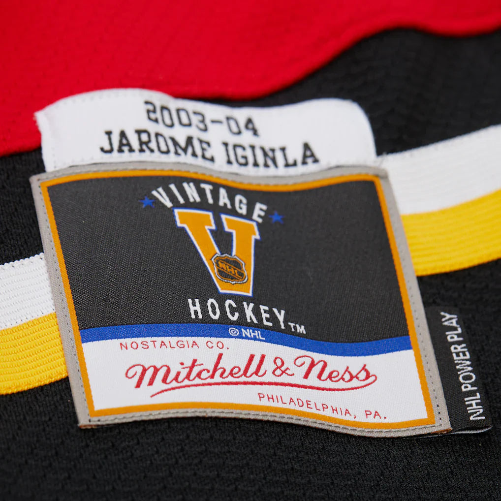 Men's Jerome Iginla Calgary Flames Red Mitchell & Ness Power Play Jersey