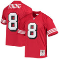 Men's Mitchell & Ness Steve Young Scarlet San Francisco 49ers Retired Player Legacy Replica Jersey