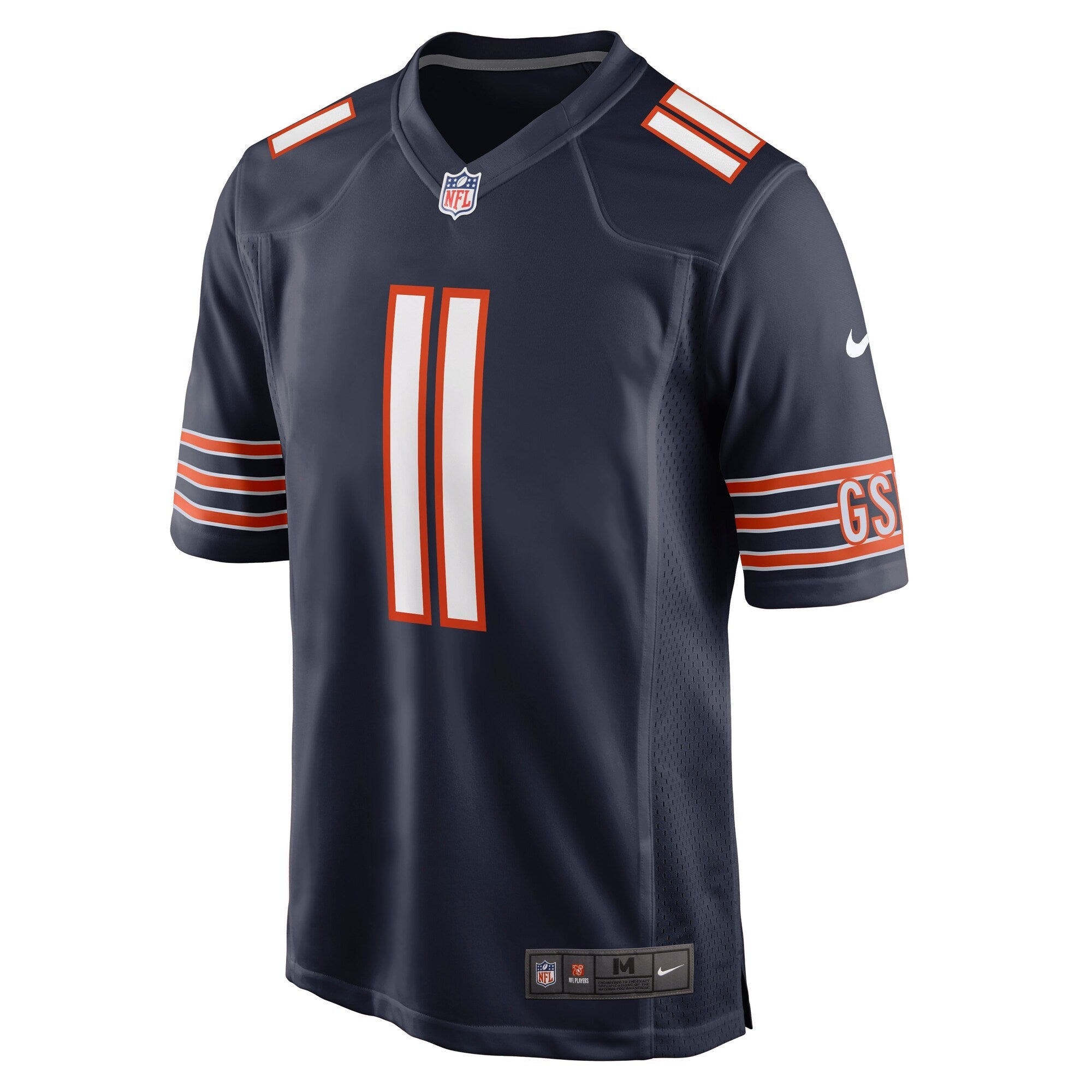 Men's Chicago Bears Darnell Mooney Nike Navy Game Jersey
