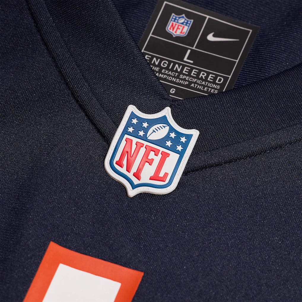 Youth Kyle Monangai Chicago Bears Navy Nike Game Jersey