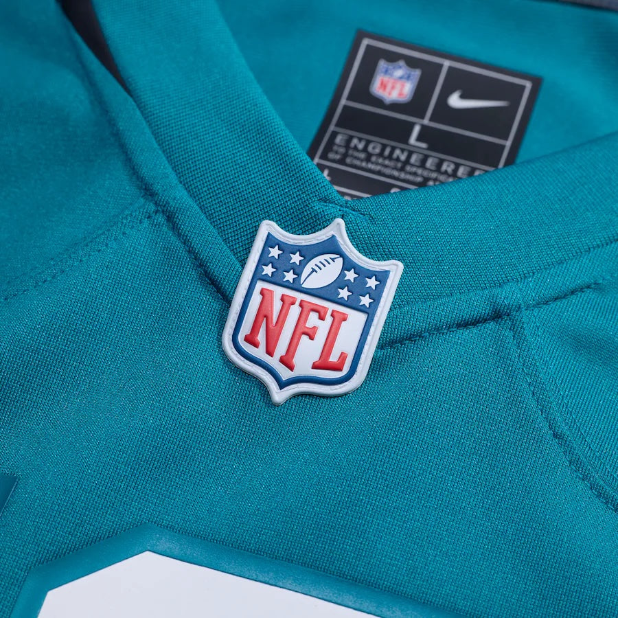 Men's Travis Hunter Jacksonville Jaguars Nike Teal Replica Game Jersey
