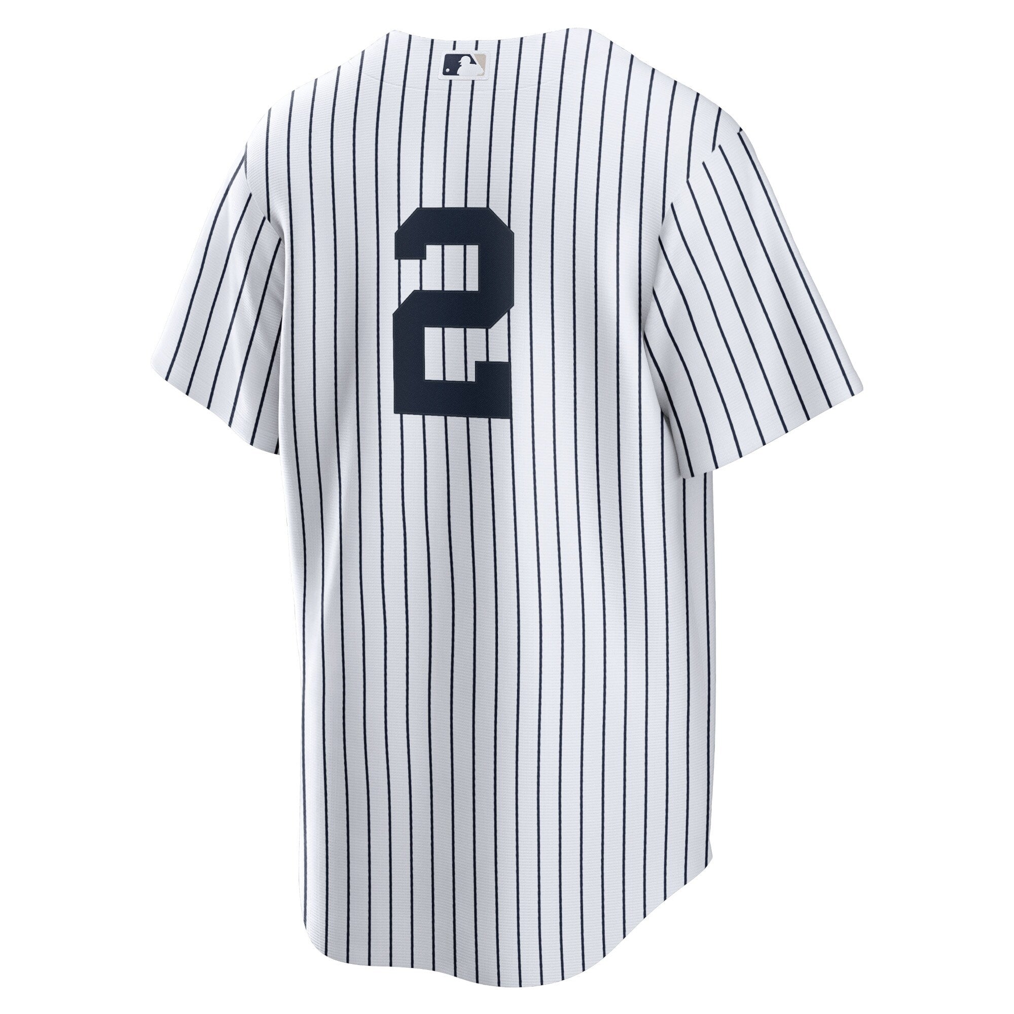Men's Nike Derek Jeter #2 White New York Yankees Home Official Replica Player Jersey