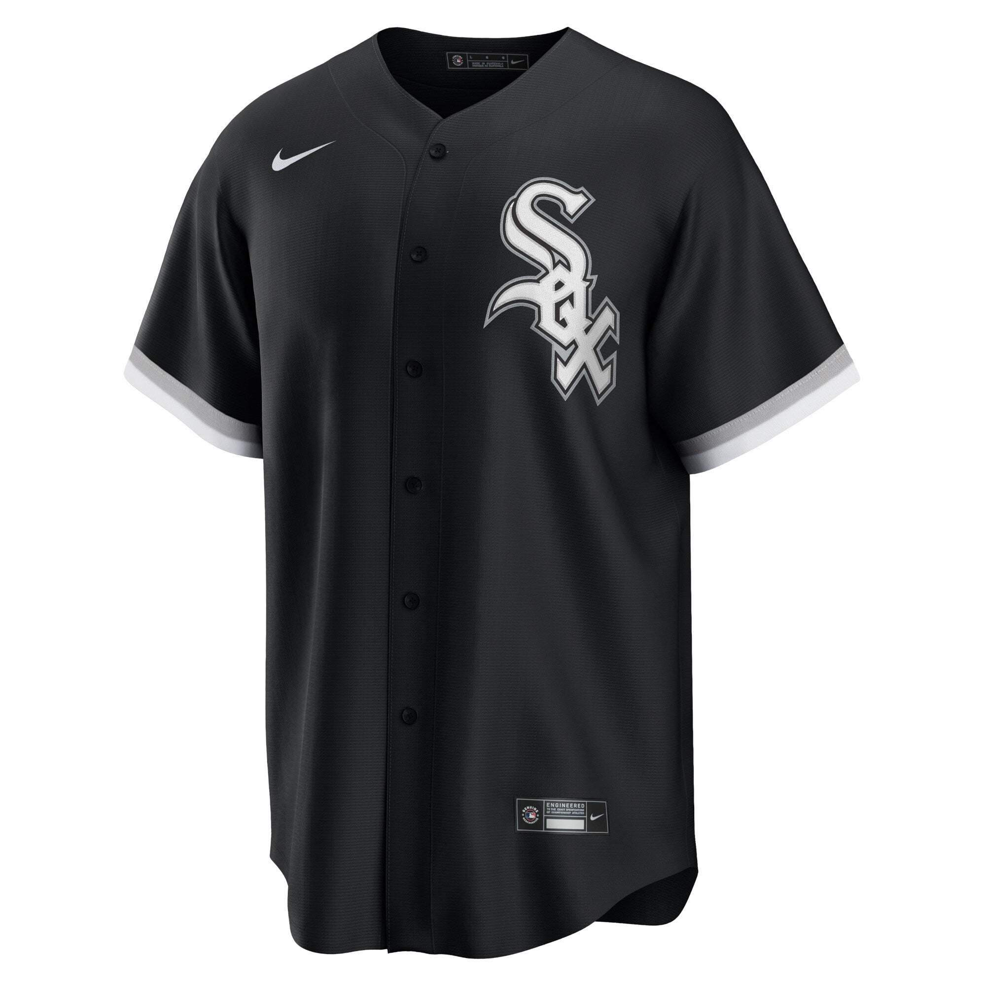 Men's Chicago White Sox Noah Schultz Nike Black Alternate Replica Jersey