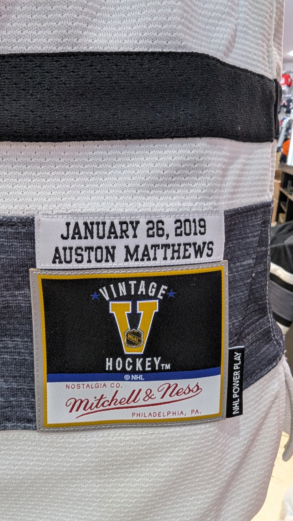 Men's Auston Matthews Toronto Maple Leafs 2019 All Star White Mitchell & Ness Power Play Jersey