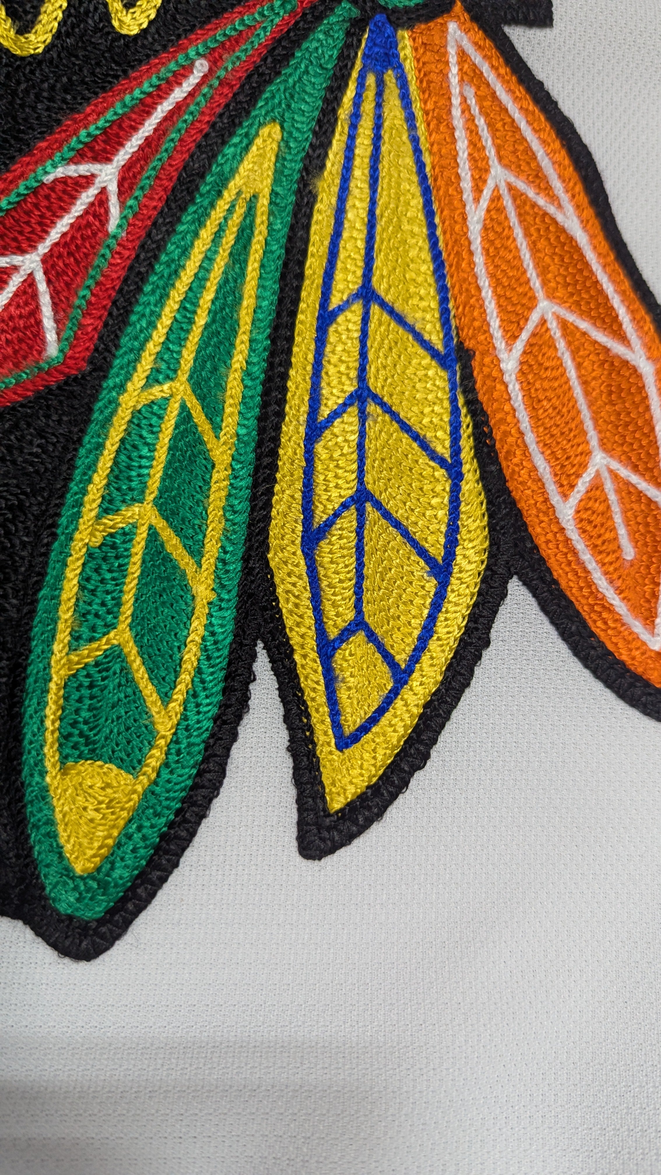 Chicago Blackhawks Made in Canada Adidas White Authentic Pro Jersey