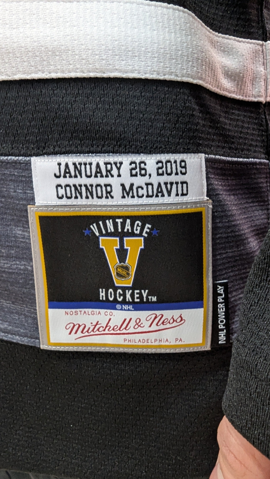 Men's Connor McDavid Edmonton Oilers 2019 All Star Black Mitchell & Ness Power Play Jersey