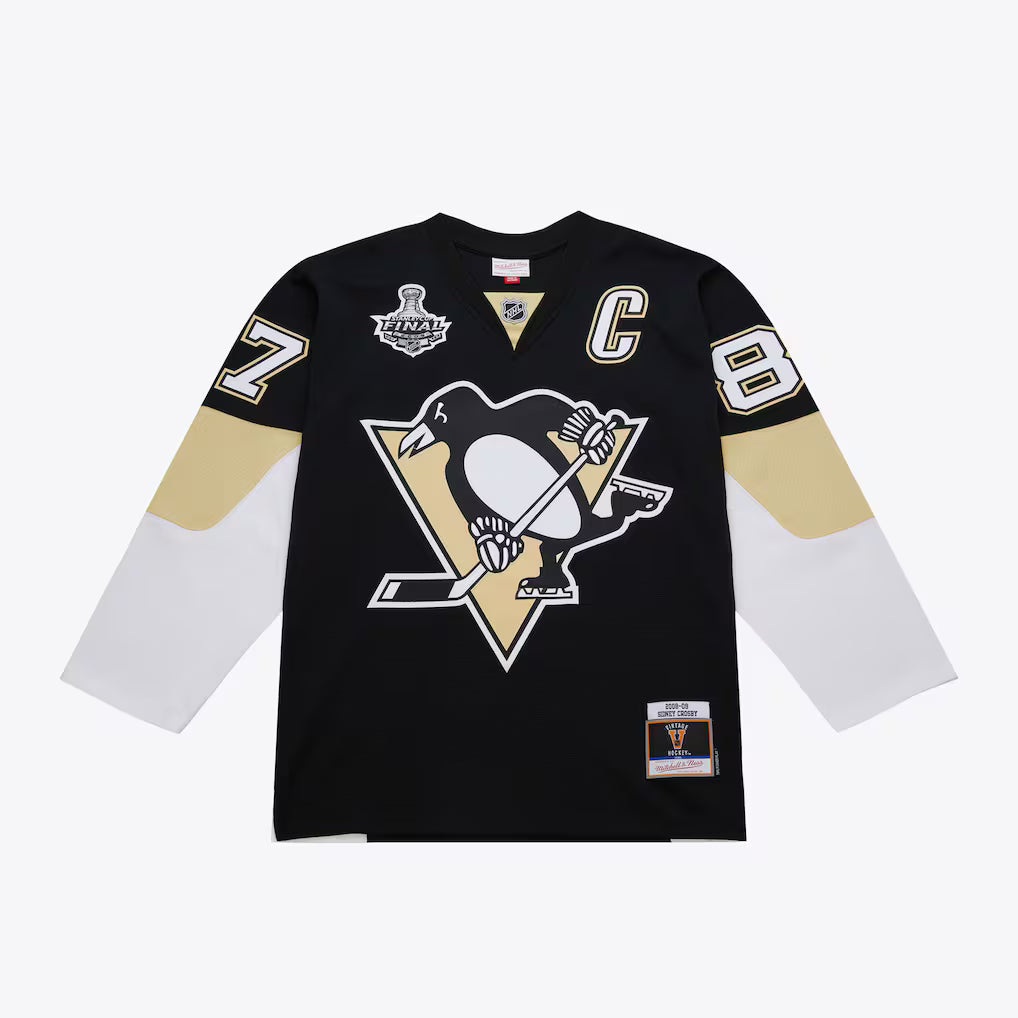 Men's Sidney Crosby Pittsburgh Penguins 2008-09 Black Power Play Player Jersey