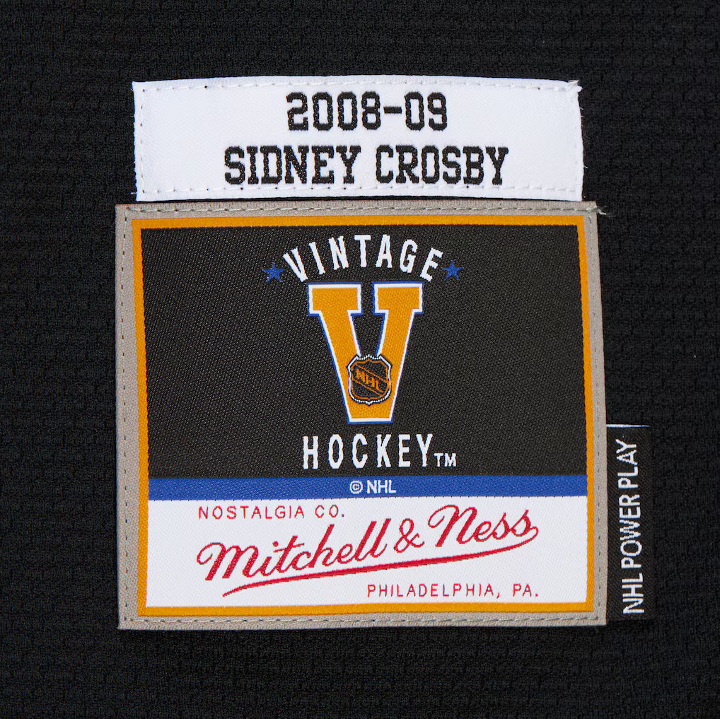 Men's Sidney Crosby Pittsburgh Penguins 2008-09 Black Power Play Player Jersey