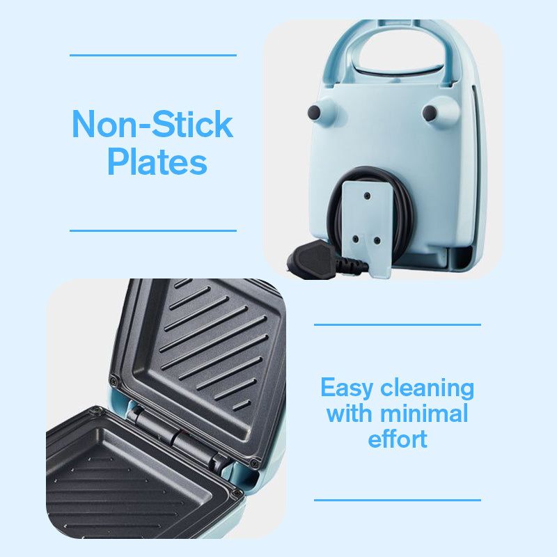 Compact Multi-Function Fast Heating Sandwich Maker