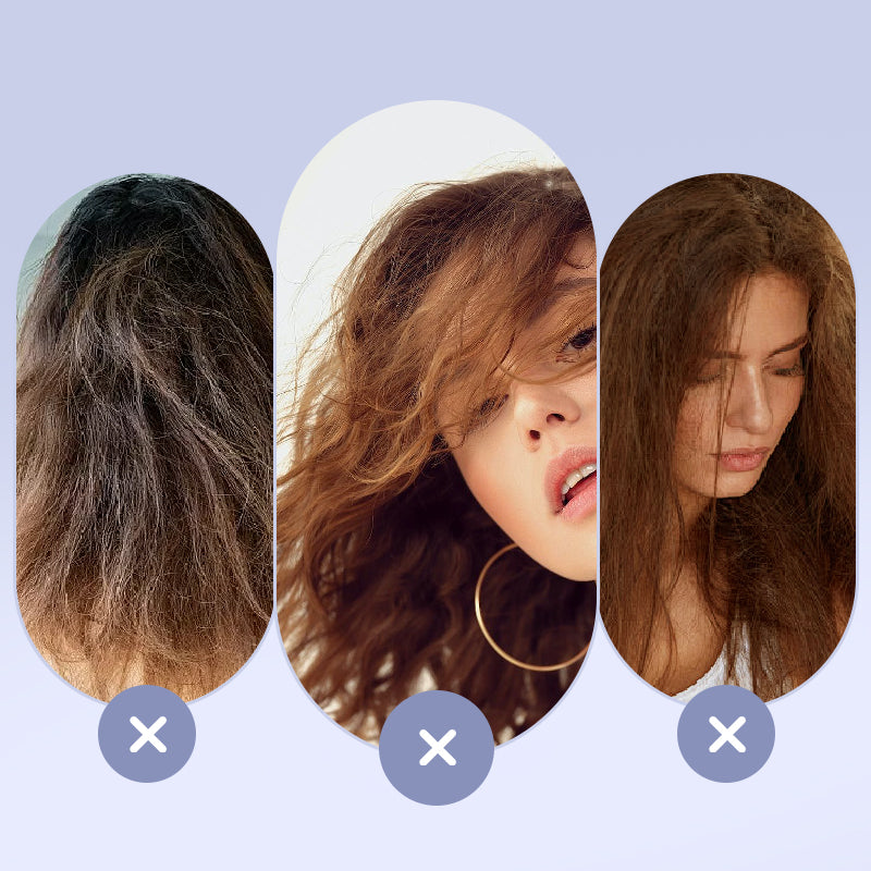 💇‍♀️🔥 Hair Crimper & Curling Wand for Beach Waves with Ionic Technology, Dual Voltage & Lightweight Design, Reducing Frizz & Damage, Perfect for Travel