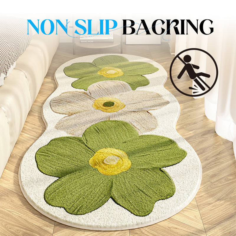 📢📢50 % OFF !!🏠Soft Irregular Flower Pattern Rug✨
