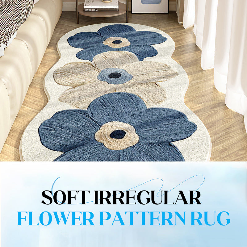 📢📢50 % OFF !!🏠Soft Irregular Flower Pattern Rug✨