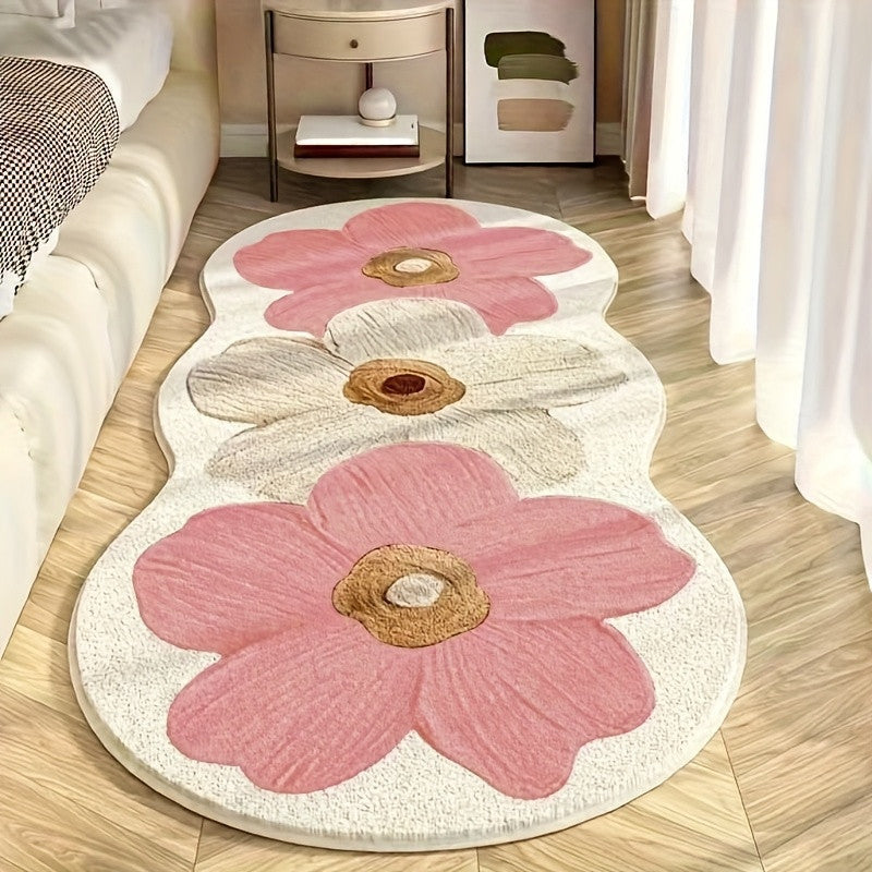 📢📢50 % OFF !!🏠Soft Irregular Flower Pattern Rug✨