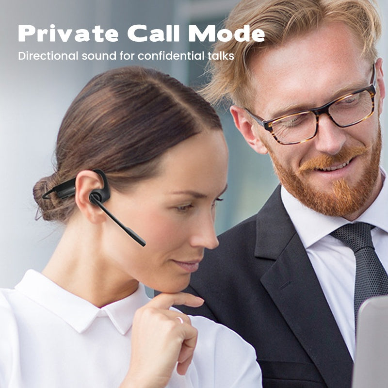 🎁Hot Sale Promotion 49% OFF🔥 Open Air Conduction Wireless Bluetooth Headset with Microphone