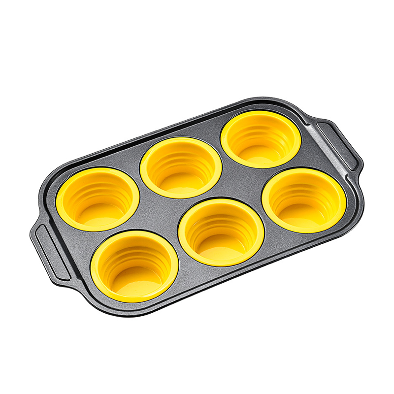Collapsible Silicone Muffin Pan