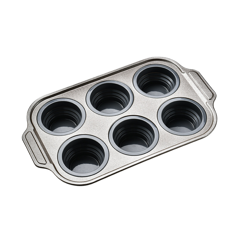 Collapsible Silicone Muffin Pan