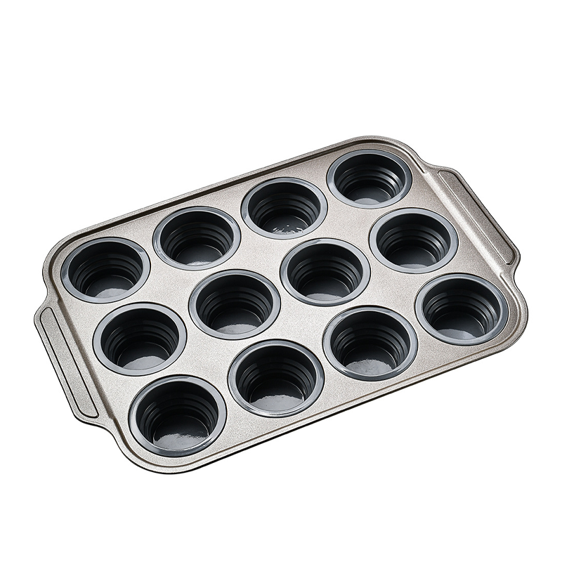 Collapsible Silicone Muffin Pan