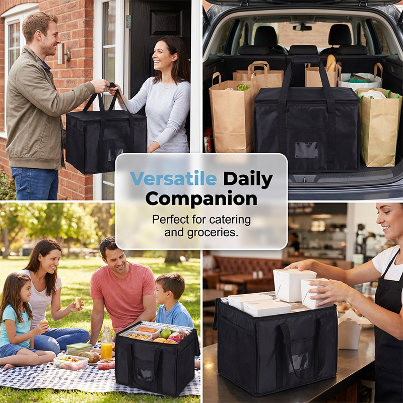 3-Layer Insulated Cooler Bag 🧊🛒 – Leakproof, Large Capacity, Heavy-Duty Carry Handles