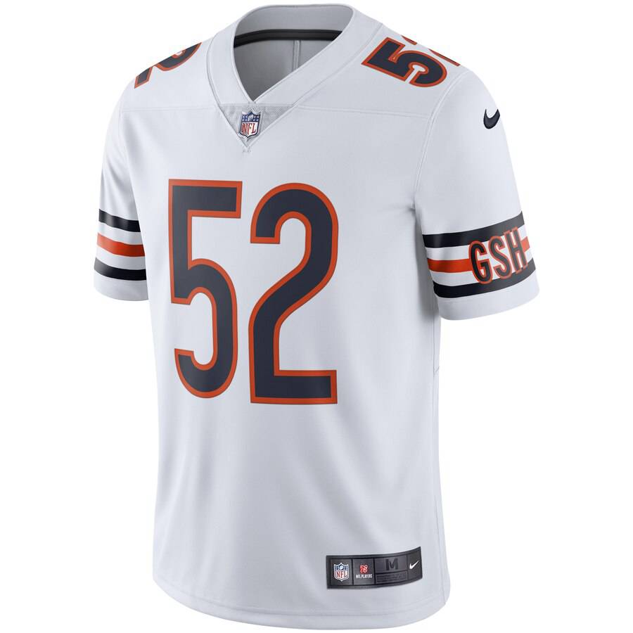 Men's Chicago Bears Khalil Mack Nike White Vapor Limited Jersey